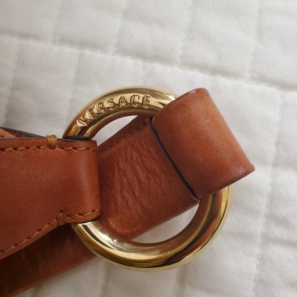 Versace Limited Production Yellow Bag Purse, Silk inner pouch - Picture 4 of 16